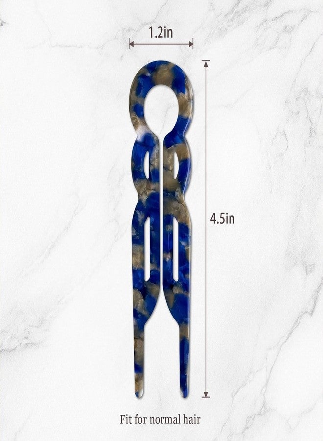 BOKKY 4 Pack Lialys Hair Pin for Women – Elegant Prestige Hair Accessories for Bun (A) - Image 2